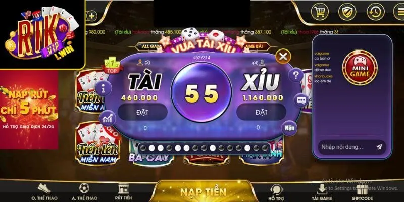 Sicbo có nhiều cửa cược để bạn lựa chọn